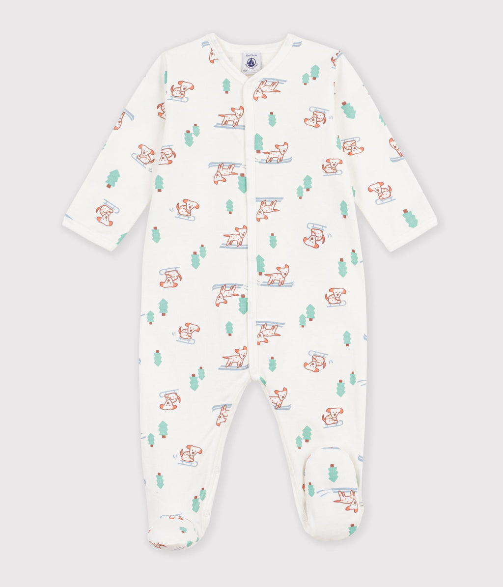 pyjama bebe en molleton imprime chien