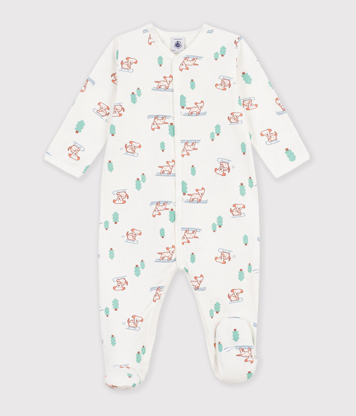 pyjama bebe en molleton imprime chien