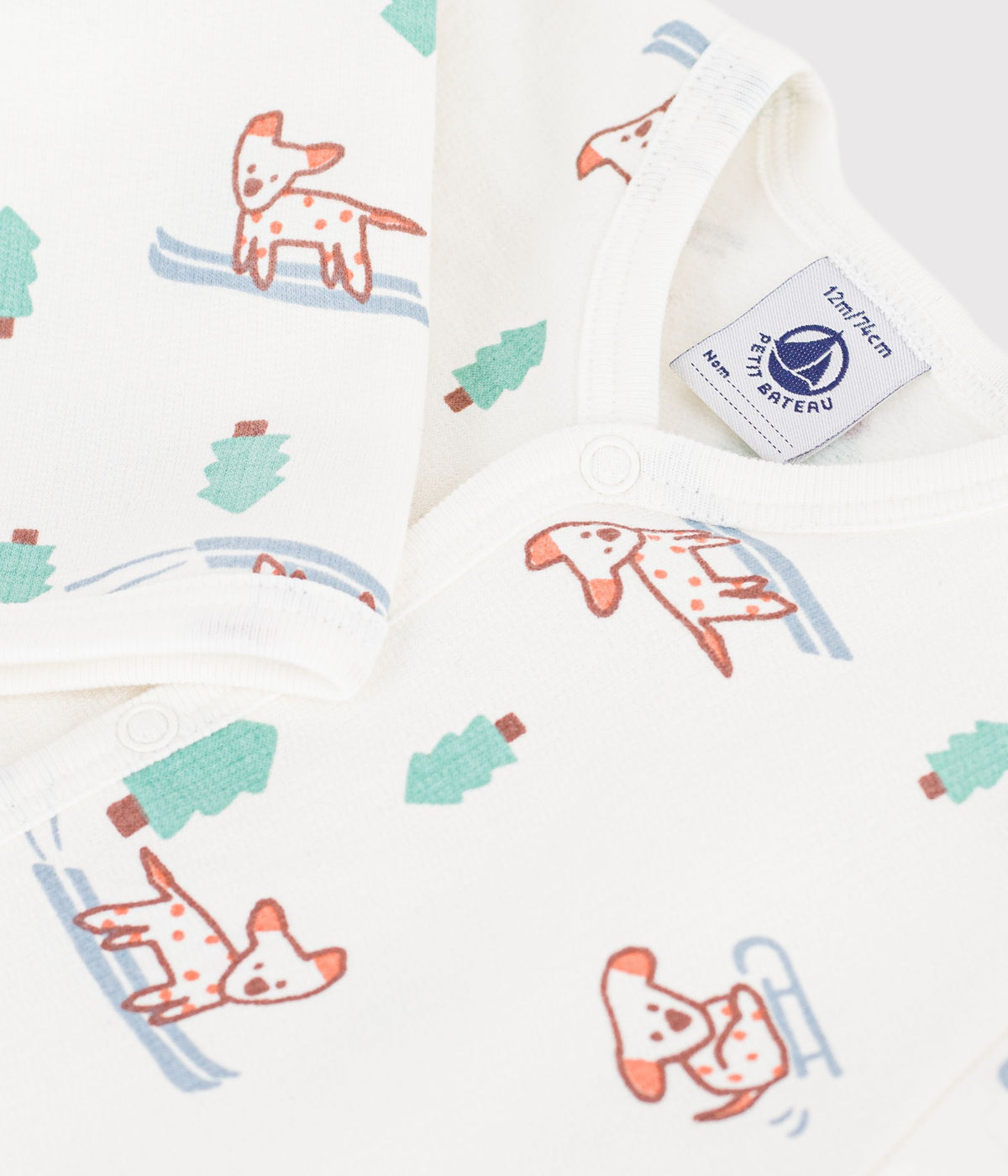 pyjama bebe en molleton imprime chien
