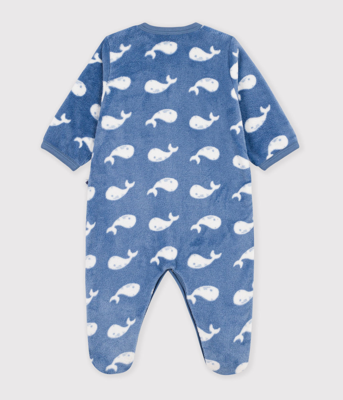 surpyjama bebe en polaire imprime baleine