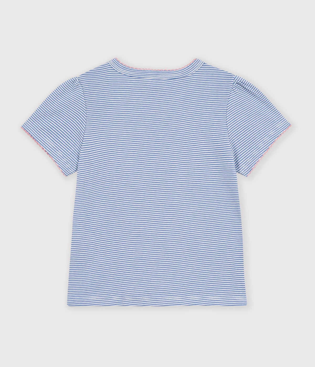 tee shirt enfant manches courtes a rayures