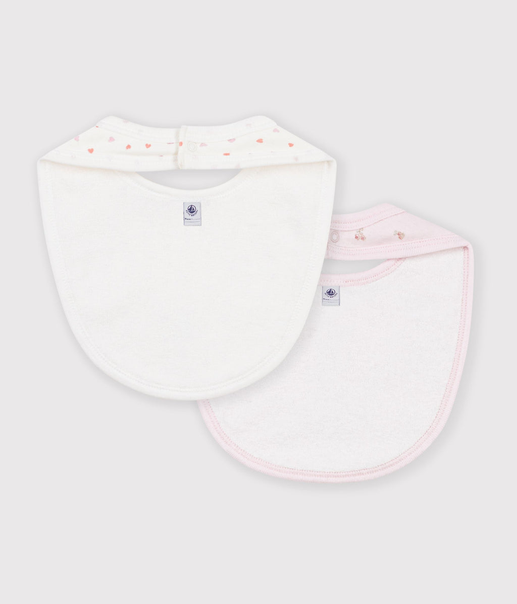 lot de bavoirs bebe en coton imprime a fleurs
