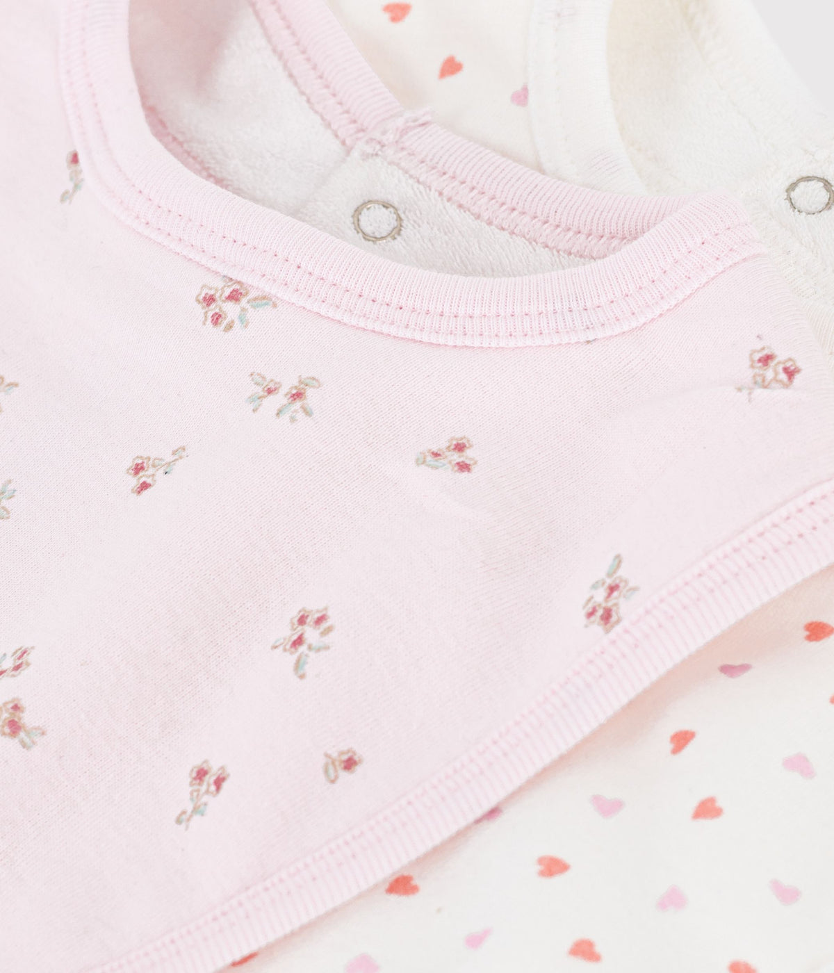 lot de bavoirs bebe en coton imprime a fleurs