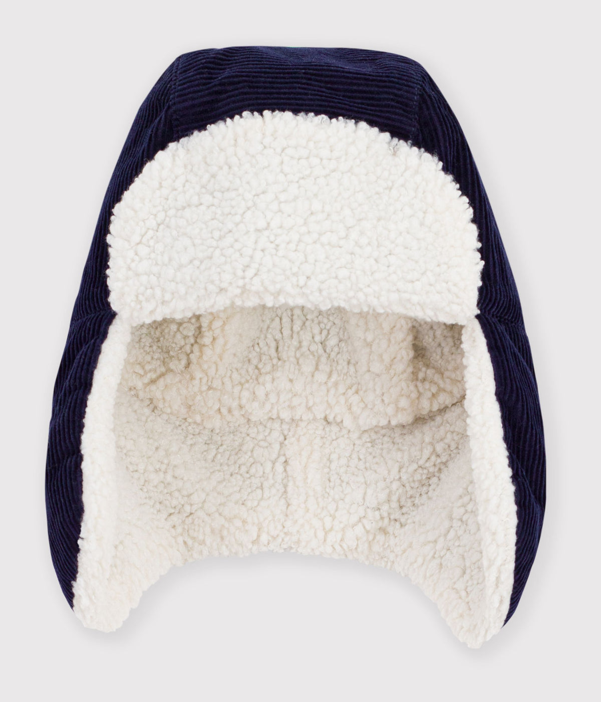 chapka enfant en velours double sherpa