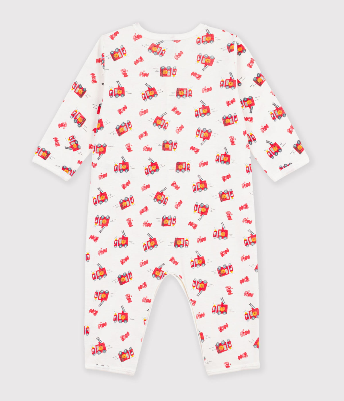 pyjama bebe en coton sans pieds imprime pompier