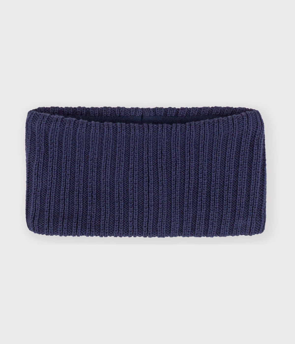 snood bebe en tricot uni double polaire