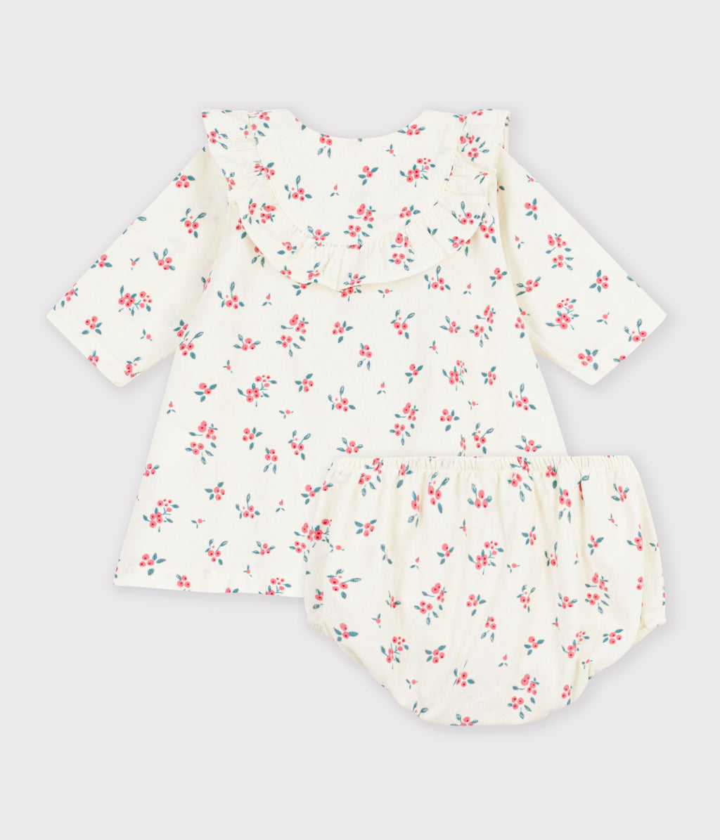 robe bebe en coton imprime a fleurs