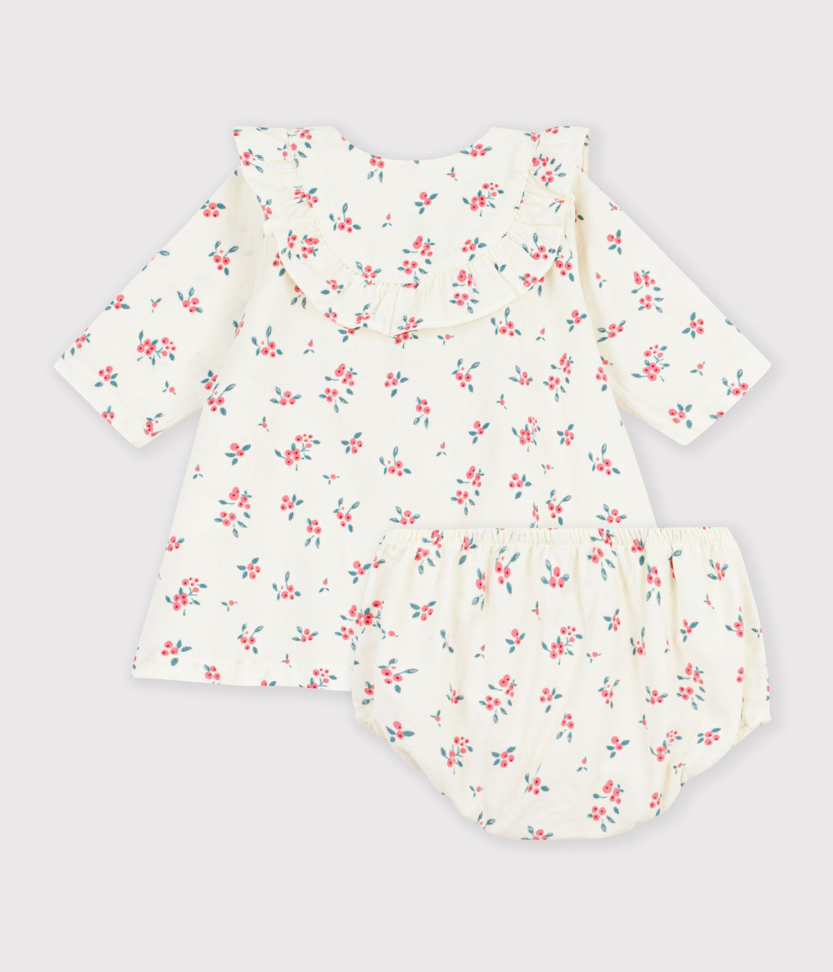 robe bebe en coton imprime a fleurs