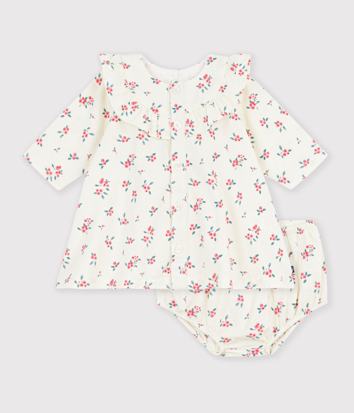 robe bebe en coton imprime a fleurs