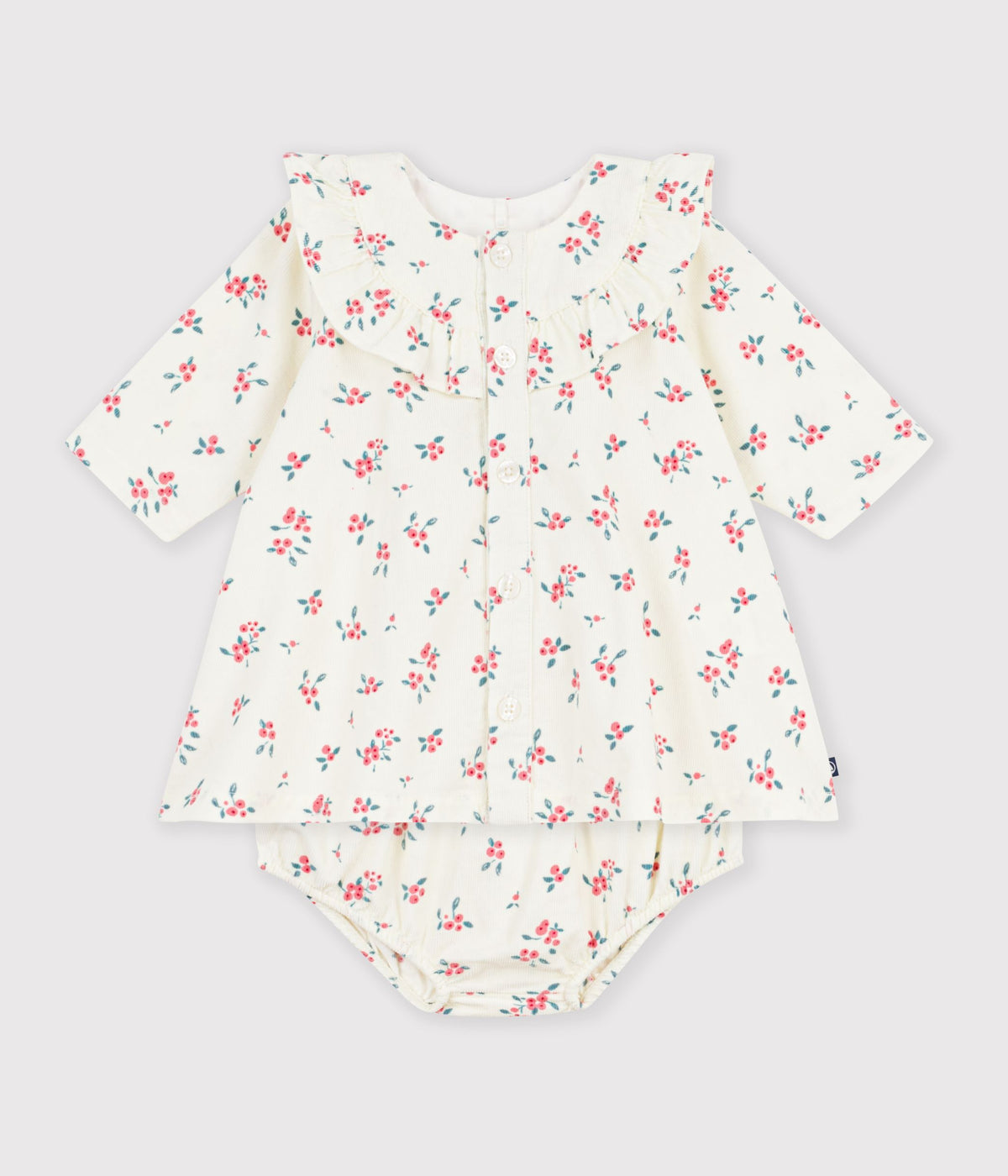 robe bebe en coton imprime a fleurs