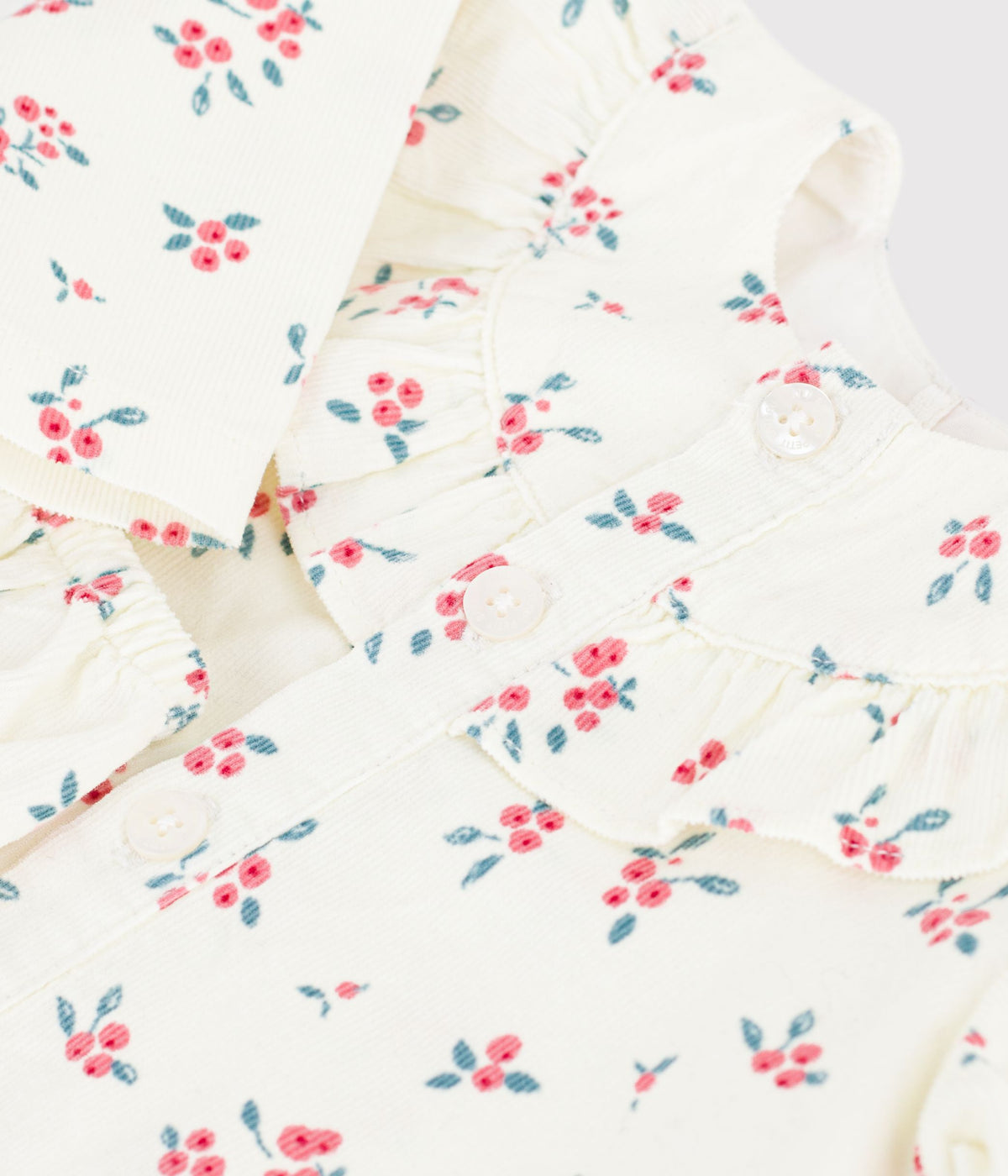 robe bebe en coton imprime a fleurs