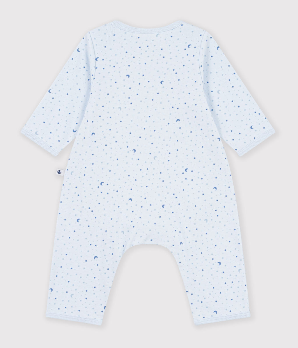bodyjama bebe sans pieds en coton imprime a etoiles