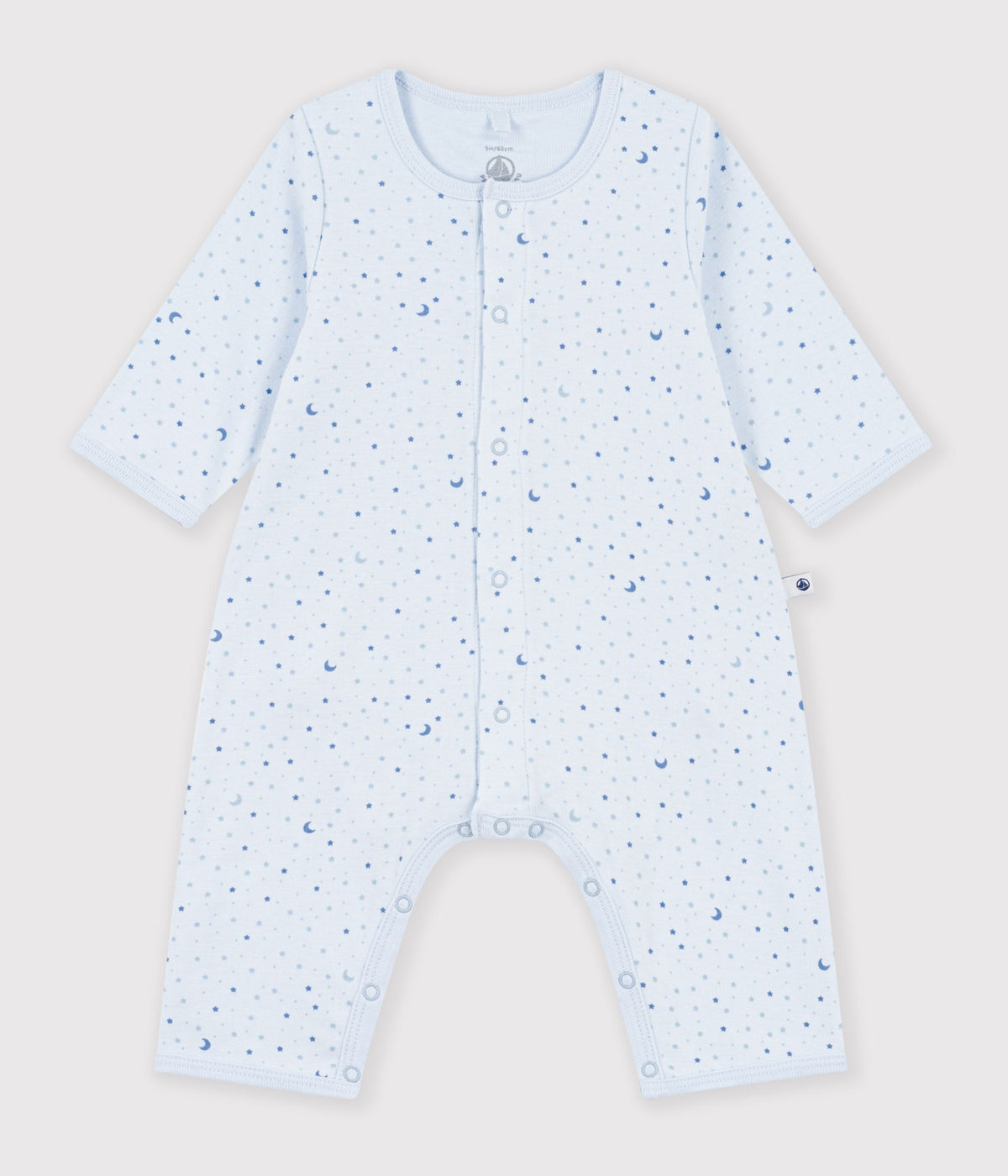 bodyjama bebe sans pieds en coton imprime a etoiles