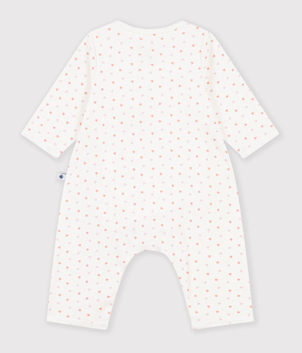 bodyjama bebe sans pieds en coton imprime a fleurs