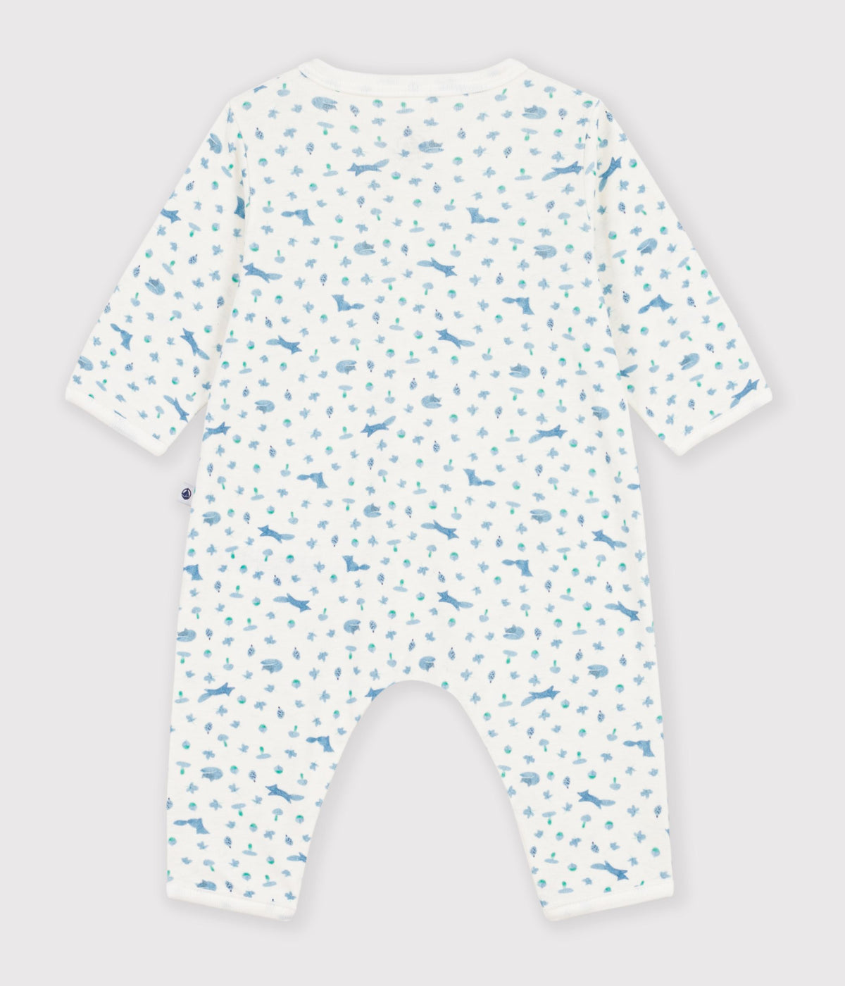 pyjama bebe sans pieds en coton imprime renards