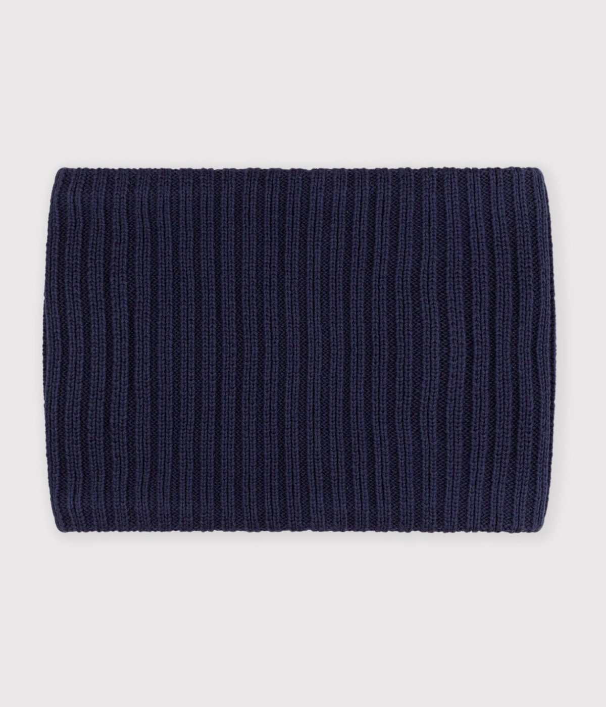 snood enfant en tricot uni double polaire