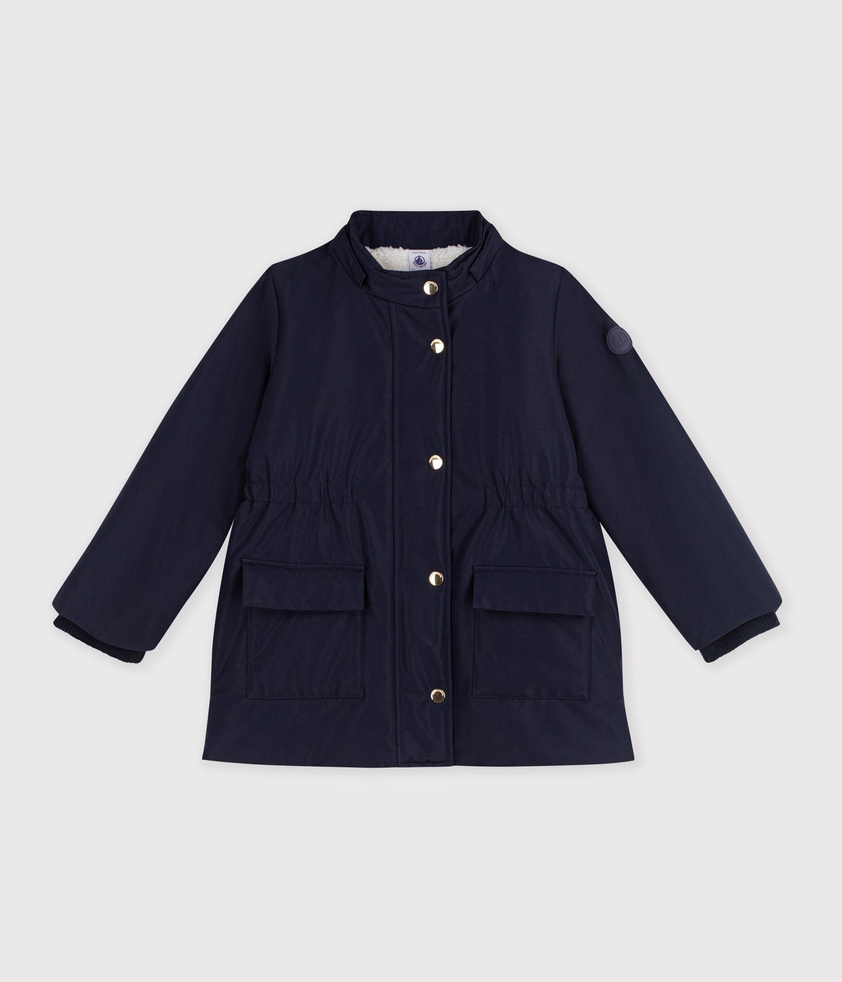 parka enfant mi longue unie