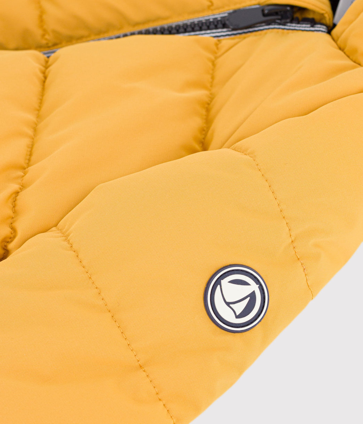 doudoune bebe en polyester uni jaune