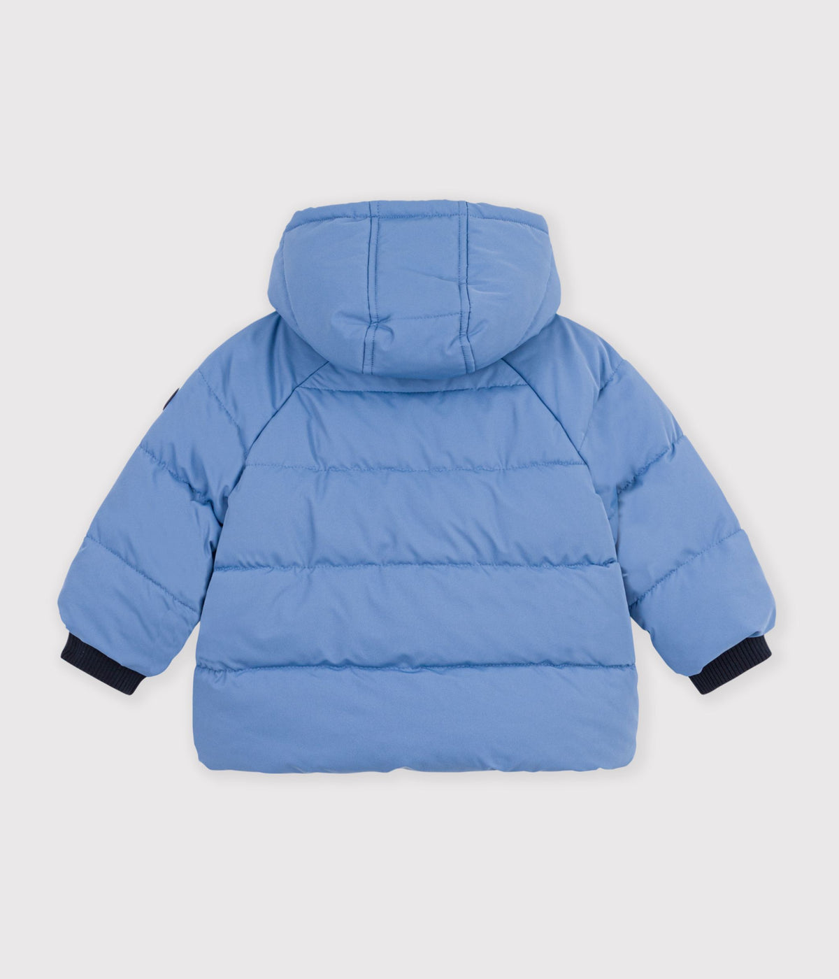 doudoune bebe en polyester uni bleu