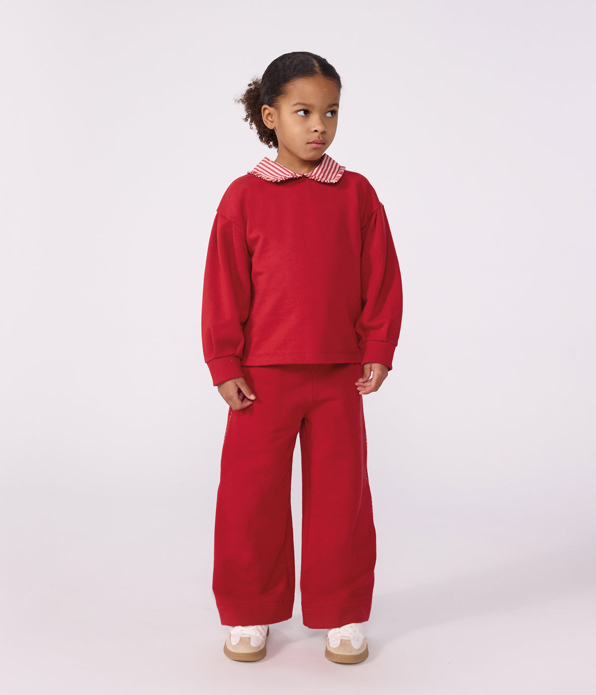 pantalon de jogging wide leg enfant en coton