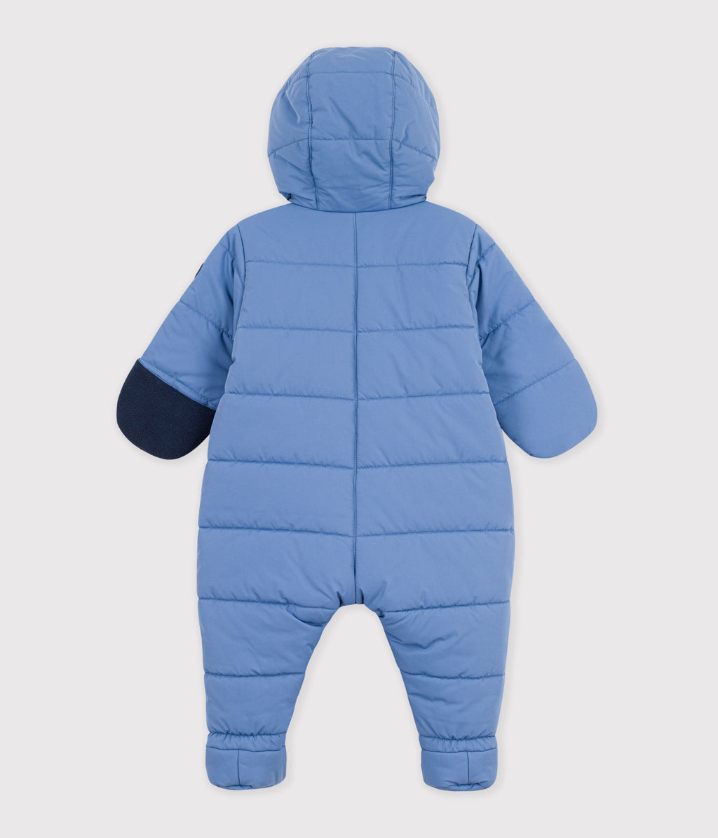 combipilote bebe en polyester uni bleu