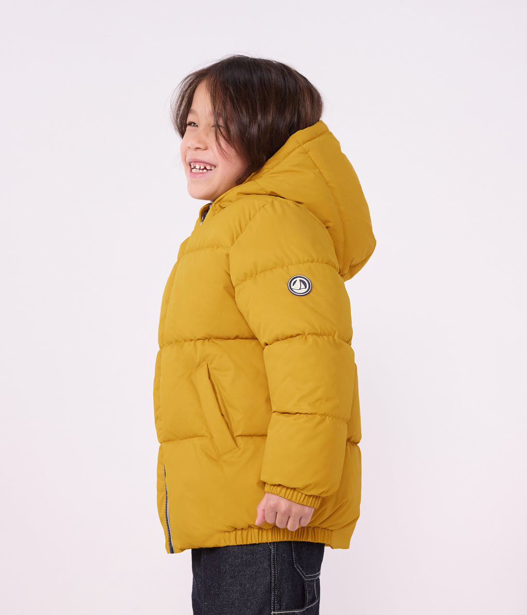 doudoune enfant unie jaune