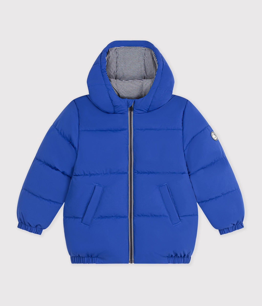 doudoune enfant unie bleu