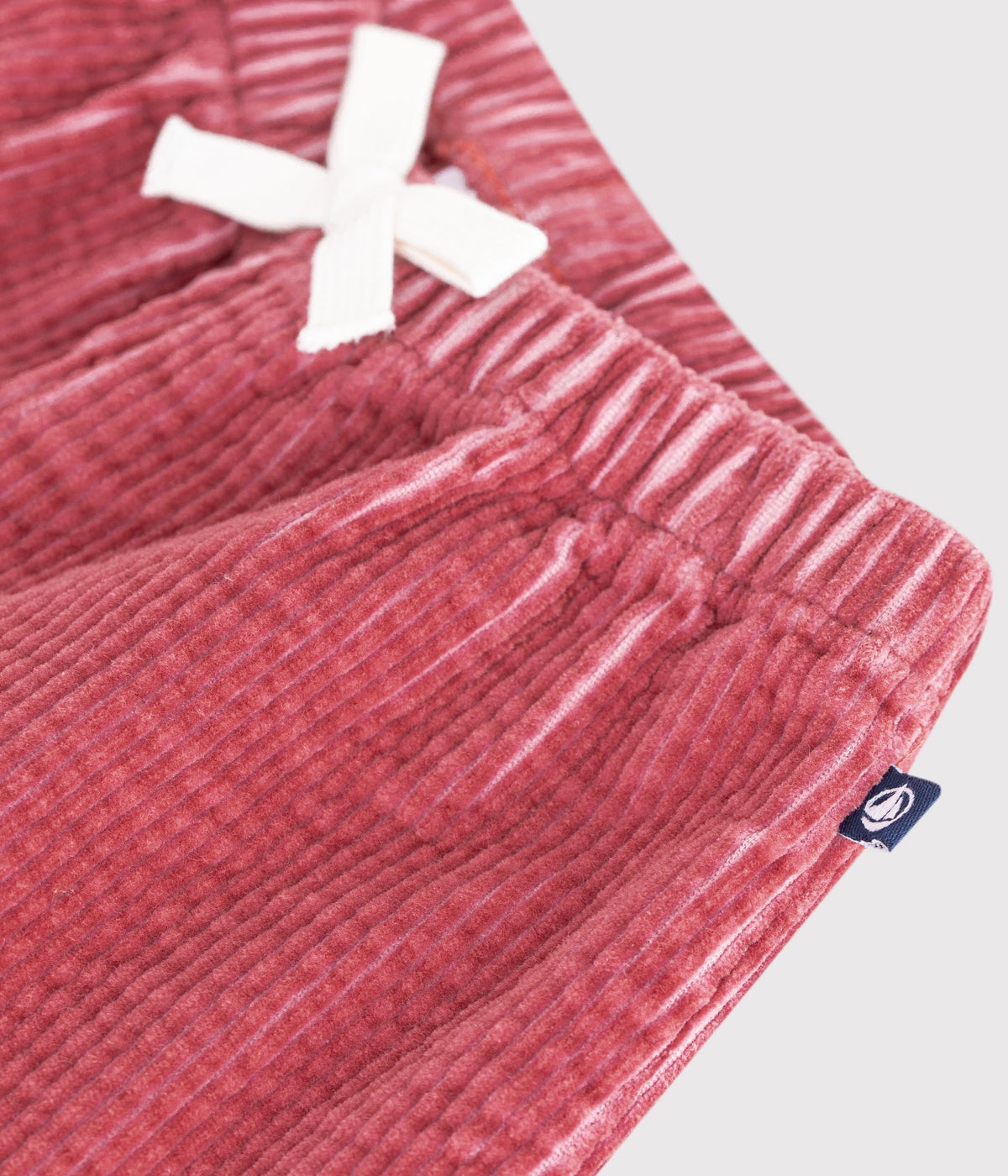 Pantalon bébé en velours uni