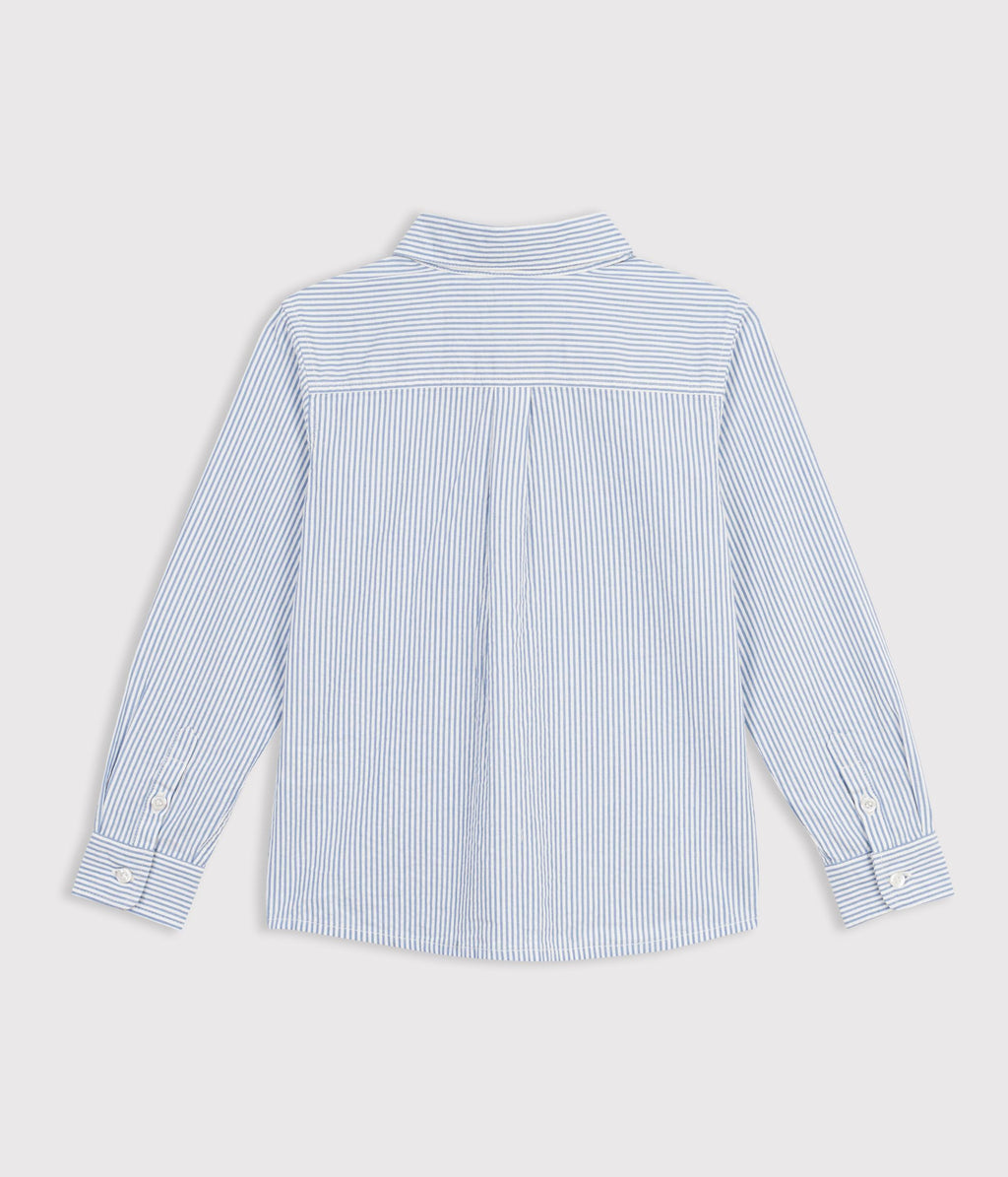 chemise enfant en coton a rayures