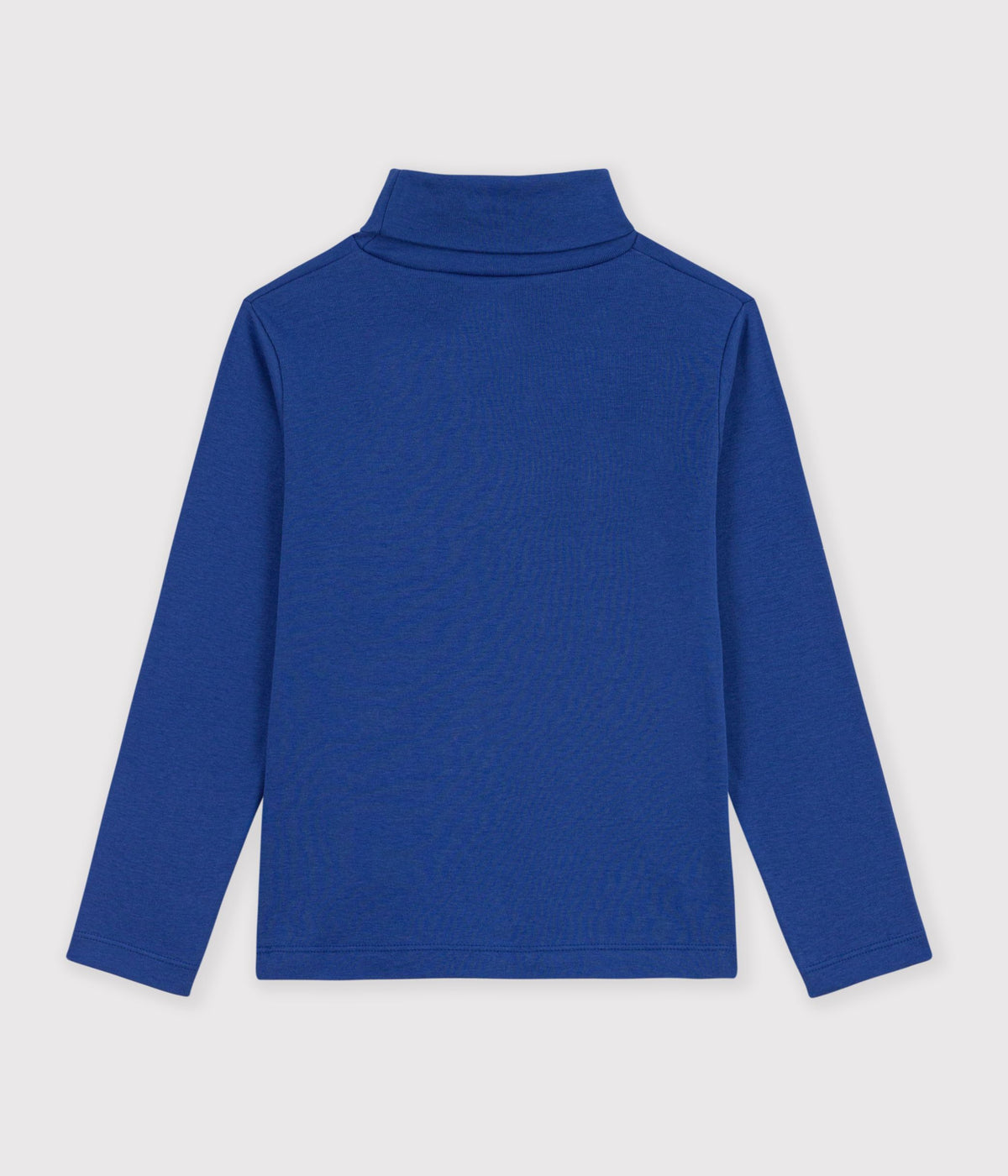 sous pull enfant en coton uni bleu