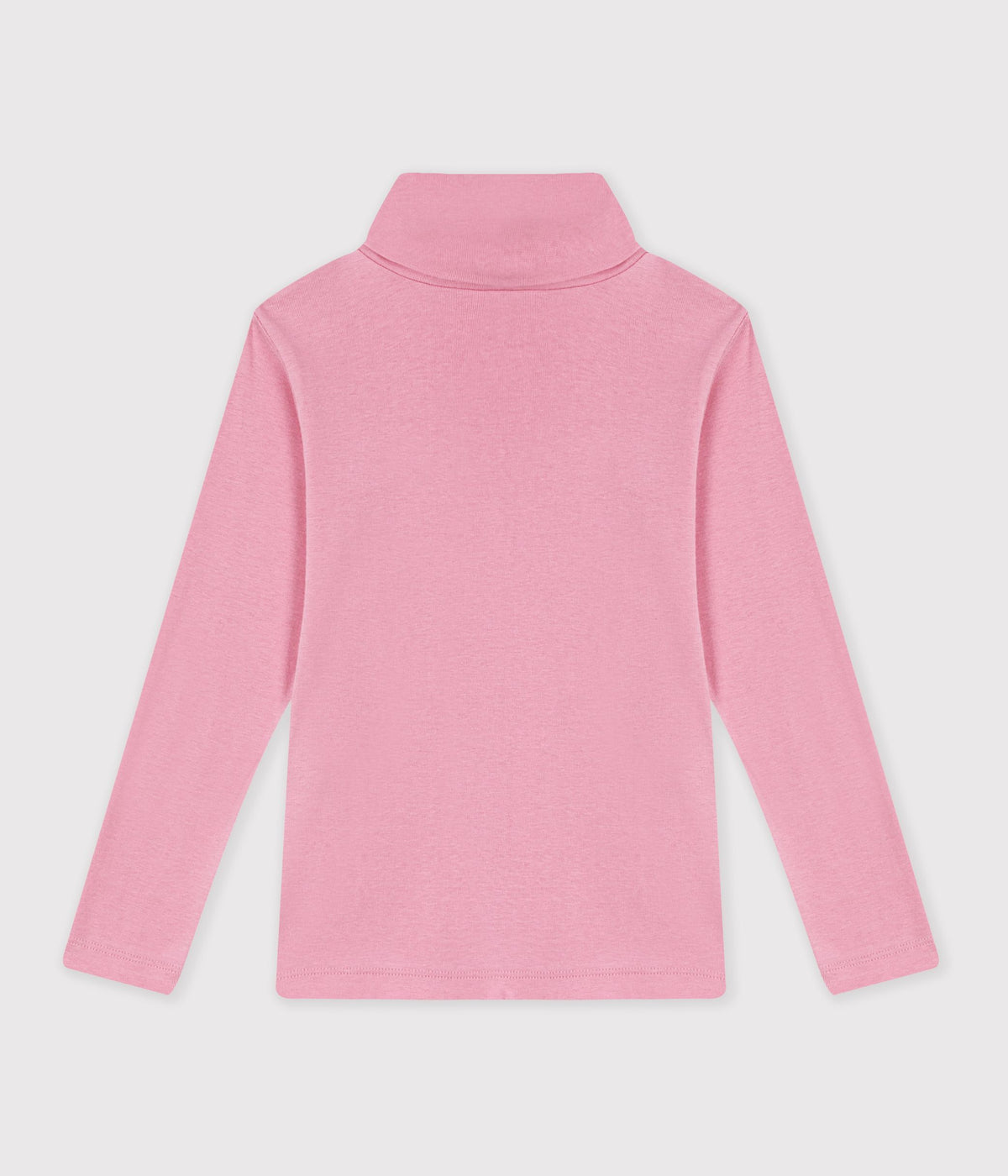 sous pull enfant en coton uni rose