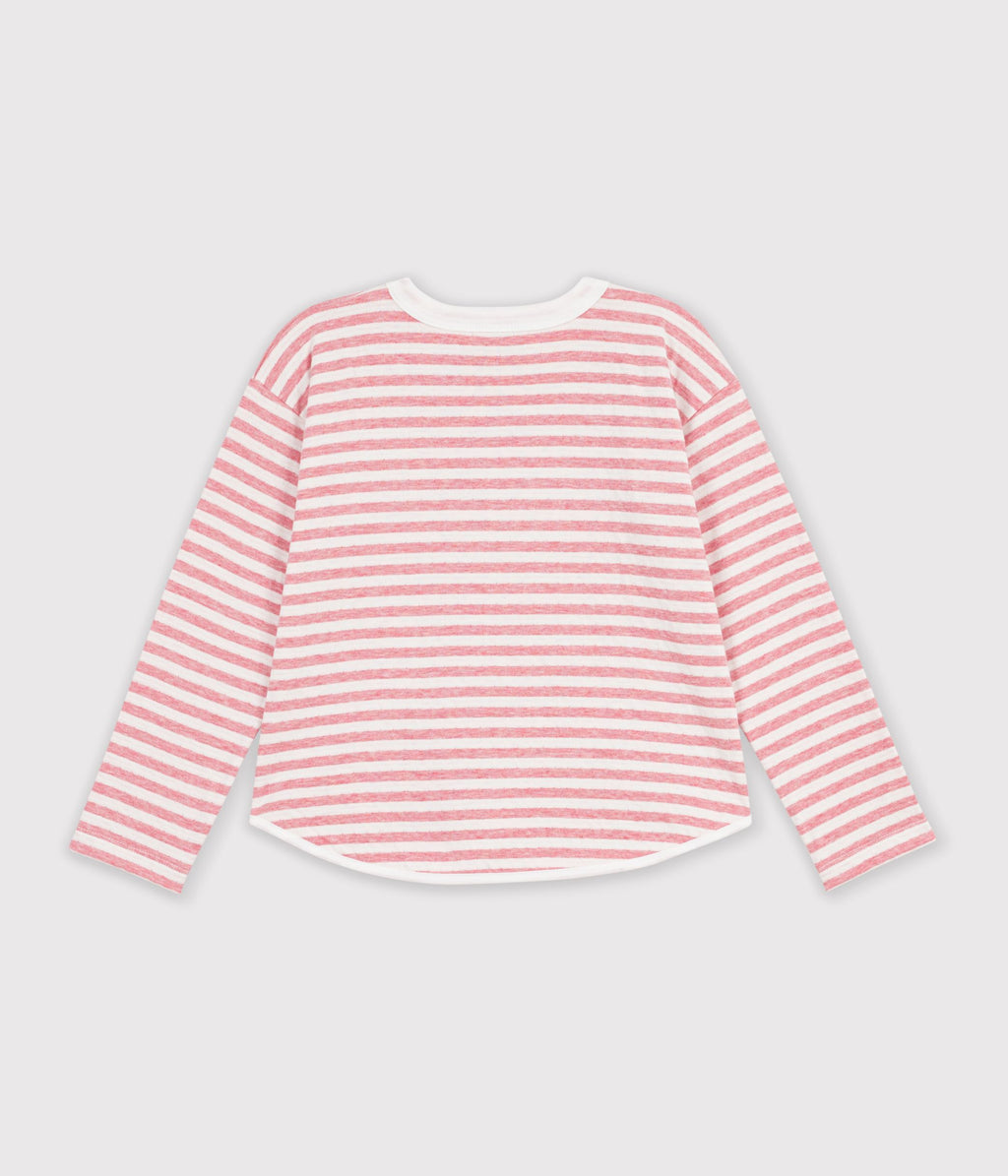 tee shirt enfant manches longues a rayures