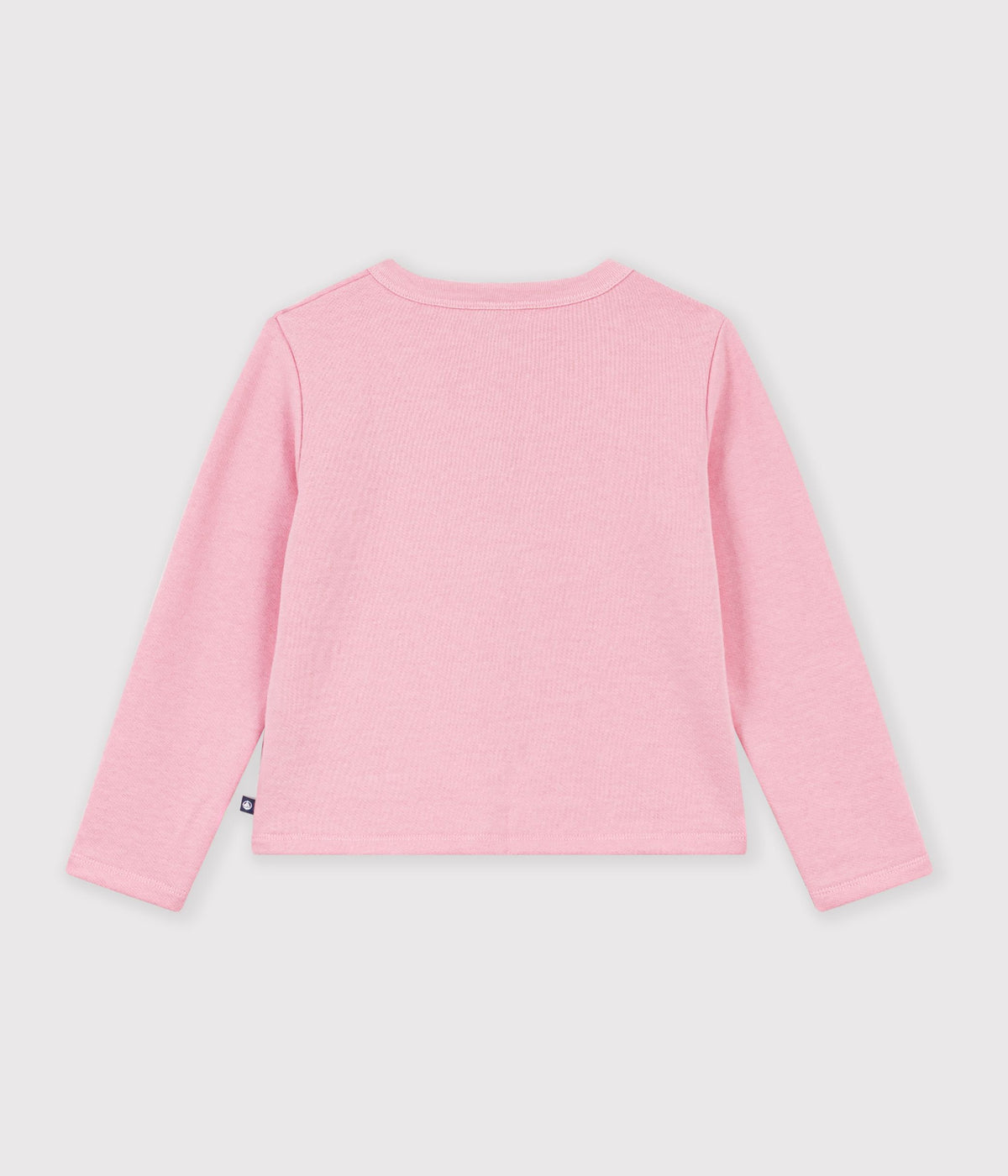 cardigan enfant en coton uni rose