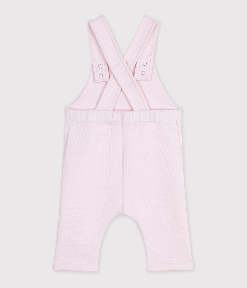 salopette bebe en coton epais a motifs etoiles
