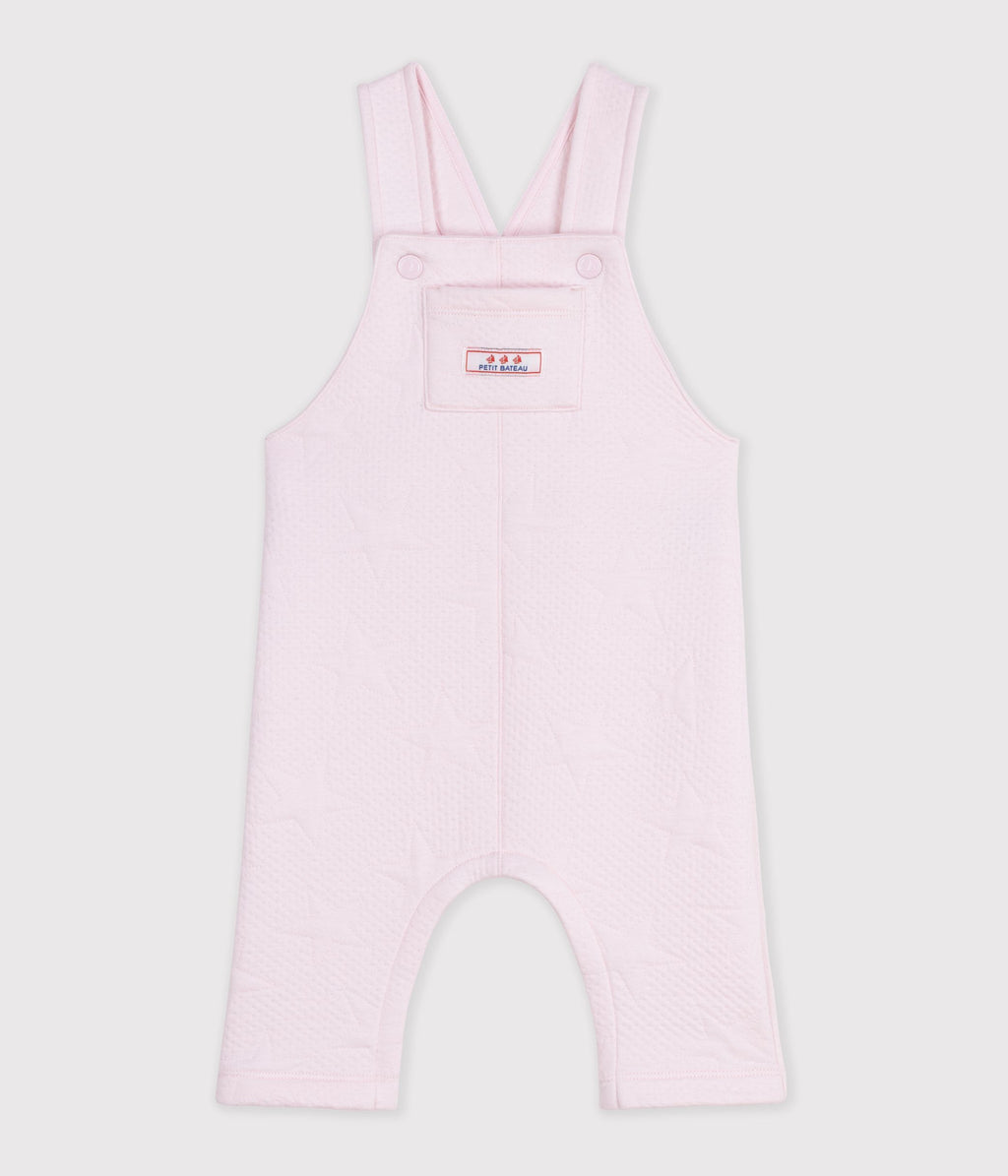salopette bebe en coton epais a motifs etoiles