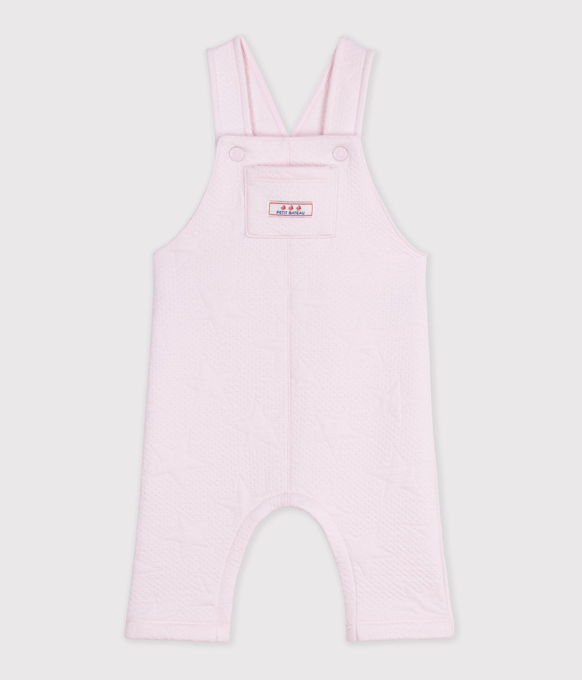 salopette bebe en coton epais a motifs etoiles