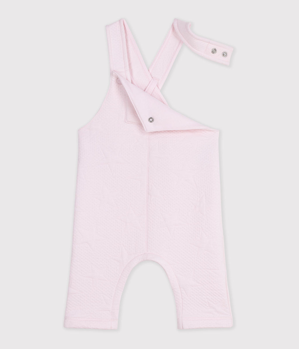 salopette bebe en coton epais a motifs etoiles
