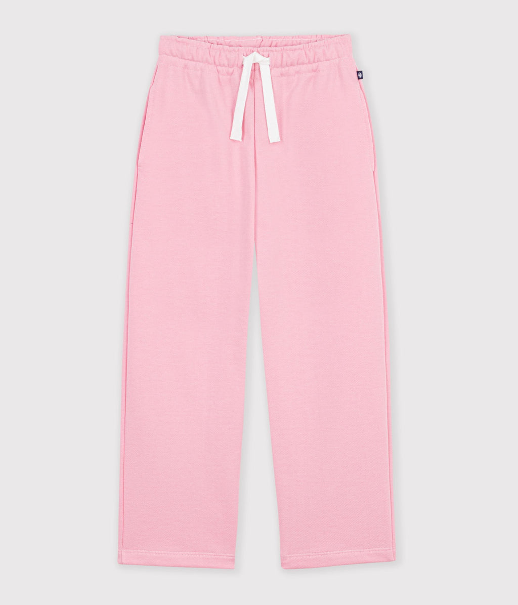 pantalon de jogging enfant en coton uni