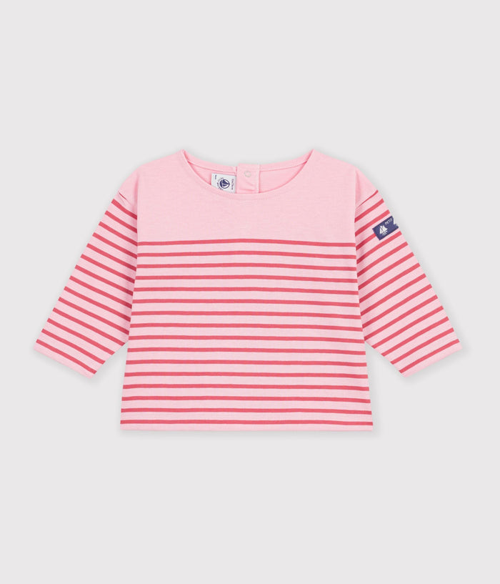 Tee-shirt bébé en coton manches longues à rayures - Charmi / Laly
