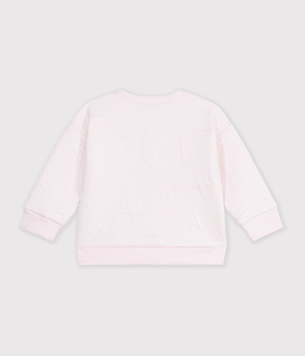 cardigan bebe en coton epais motifs etoiles