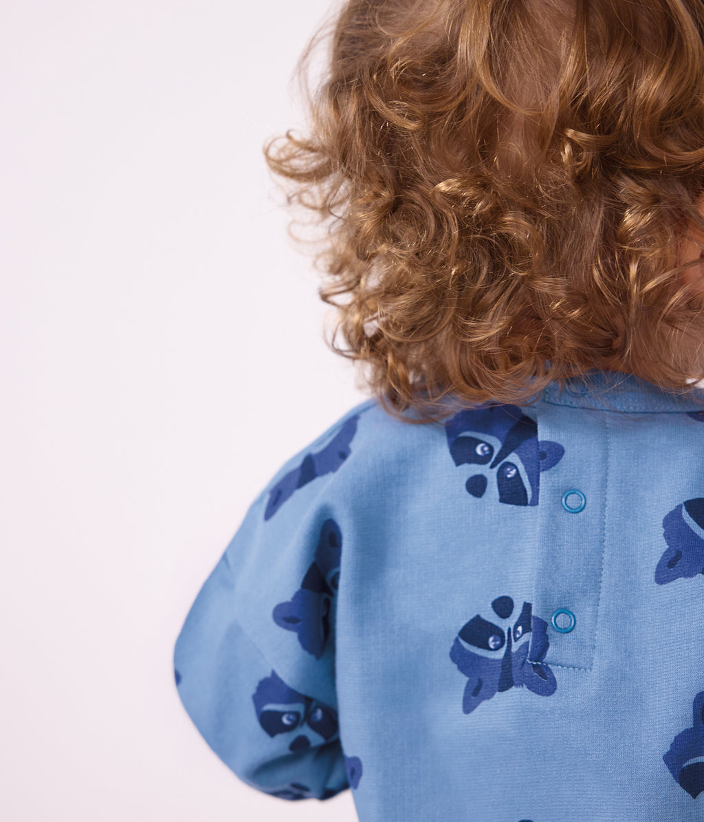 ensemble sweatshirt et pantalon bebe en coton imprime