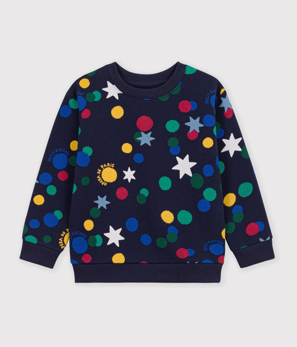 Sweatshirt enfant en coton imprimé