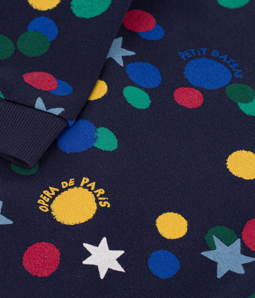 Sweatshirt enfant en coton imprimé