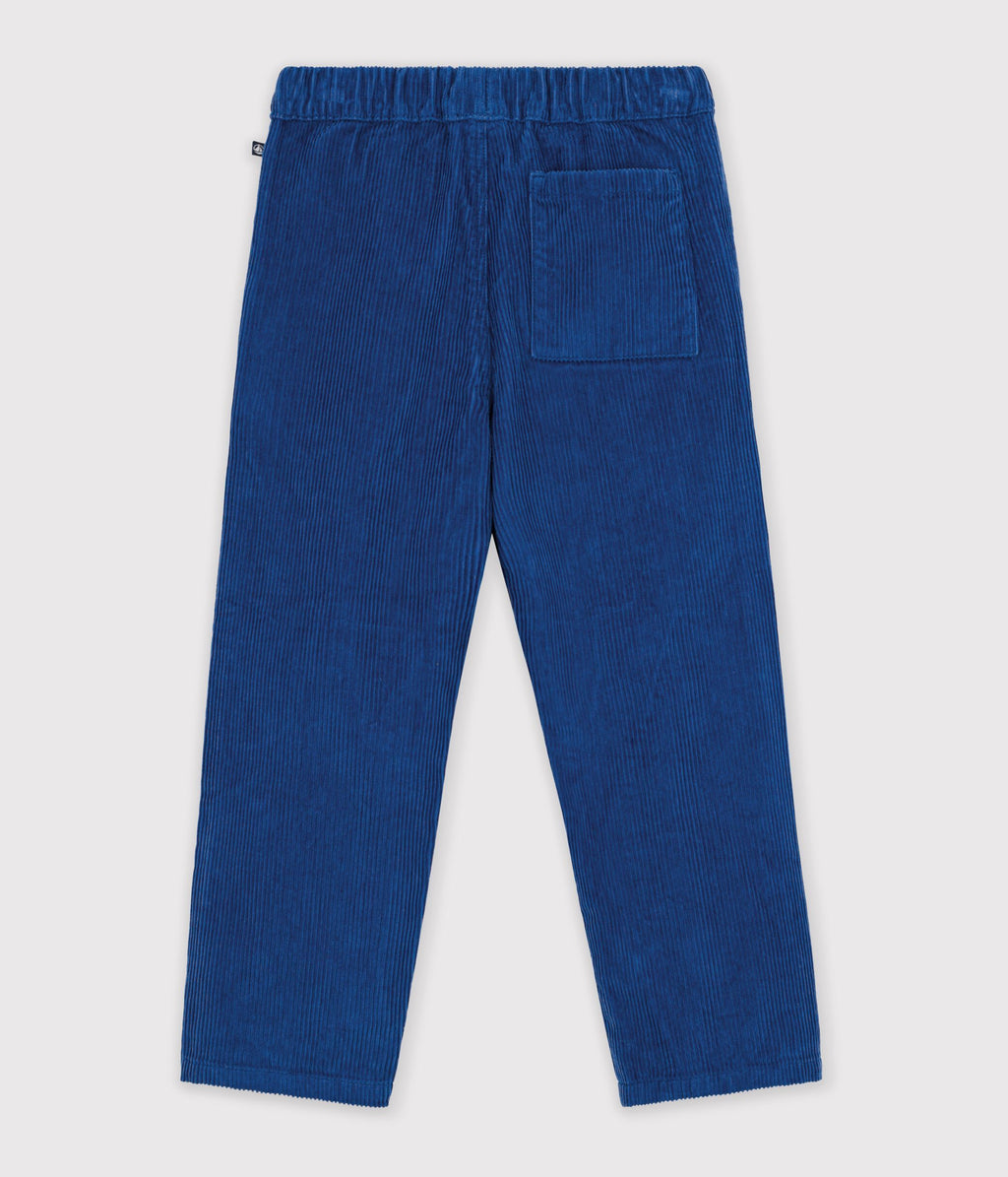 pantalon droit en velours