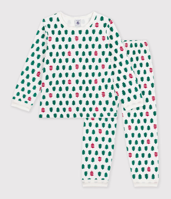 Pyjama enfant en velours imprimé
