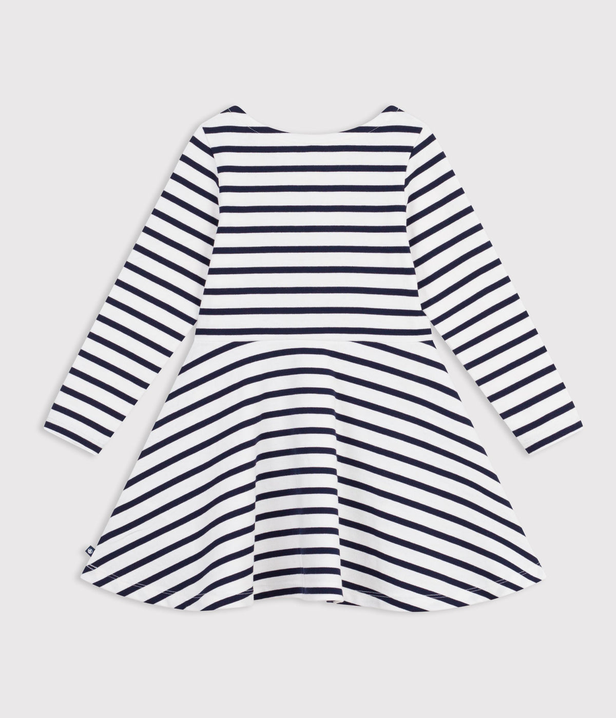 robe enfant en coton manches longues a rayures