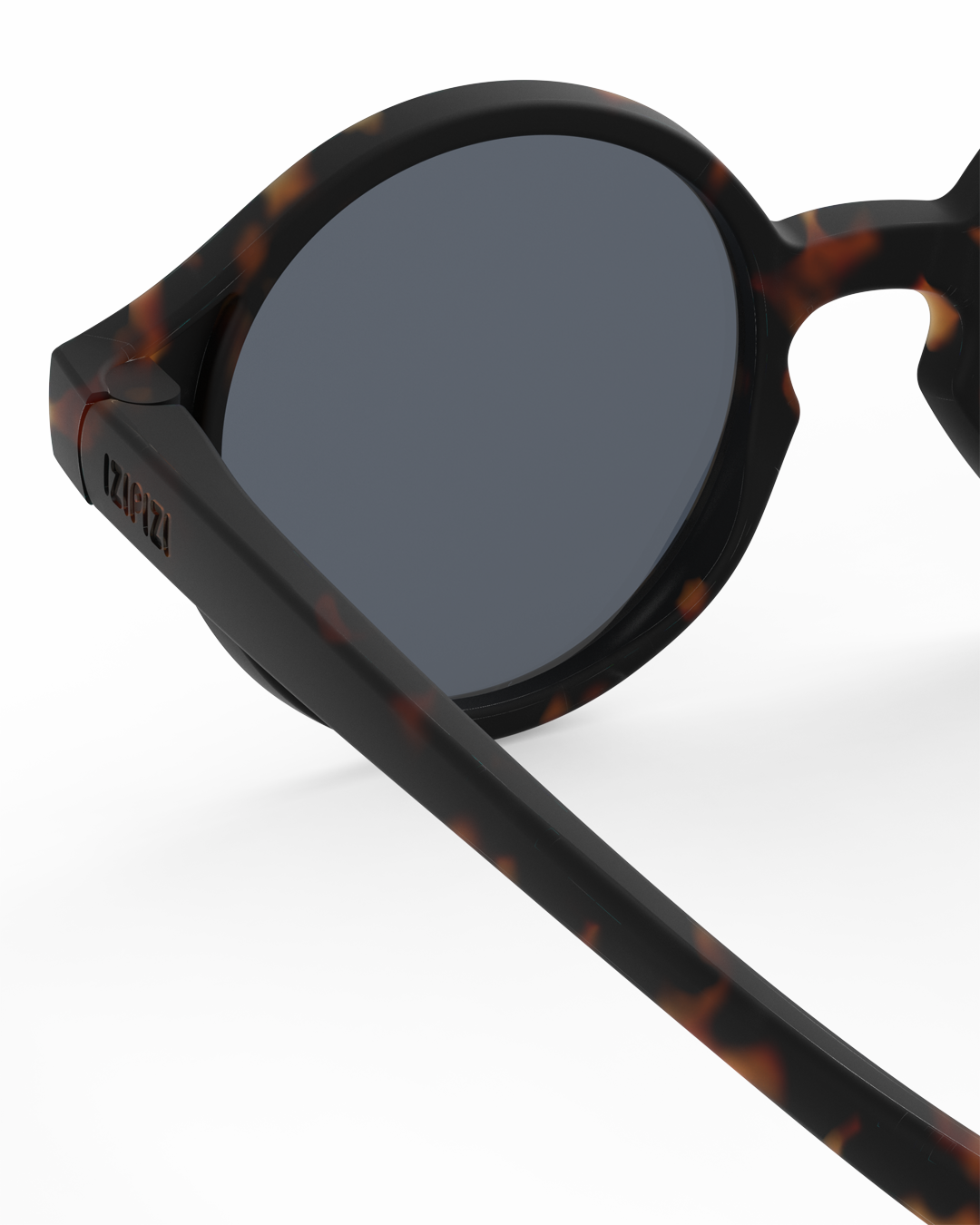 Lunettes solaires enfant Izipizi Tortoise forme D Baby detail interieur