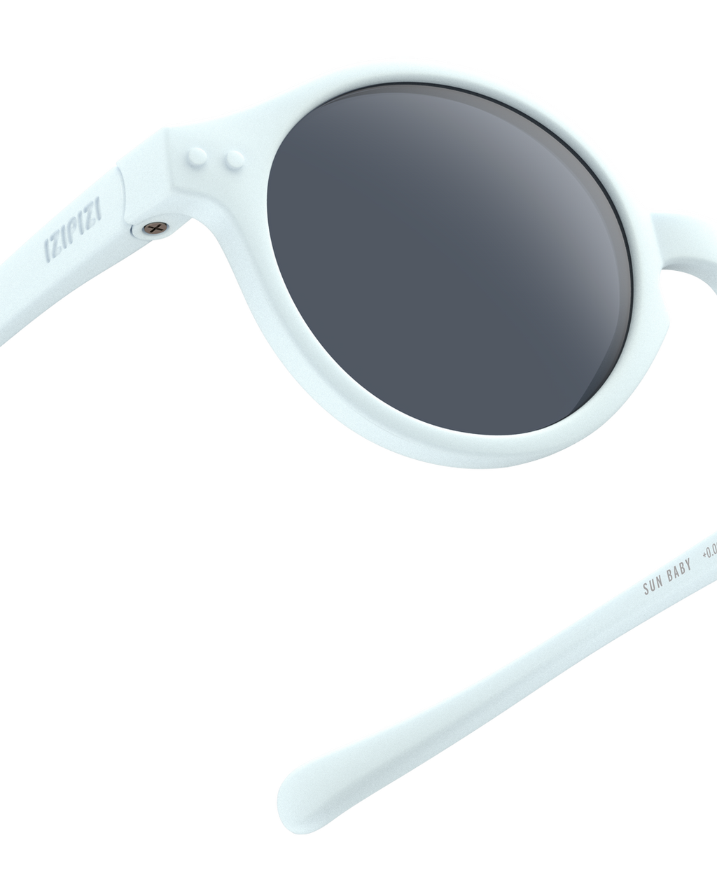 Lunettes solaires enfant Izipizi Sweet Blue forme D Baby detail monture
