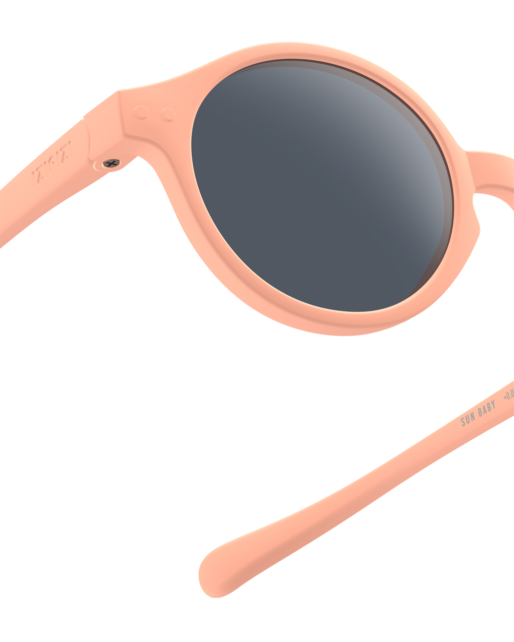 Lunettes solaires enfant Izipizi Apricot forme D Baby detail monture