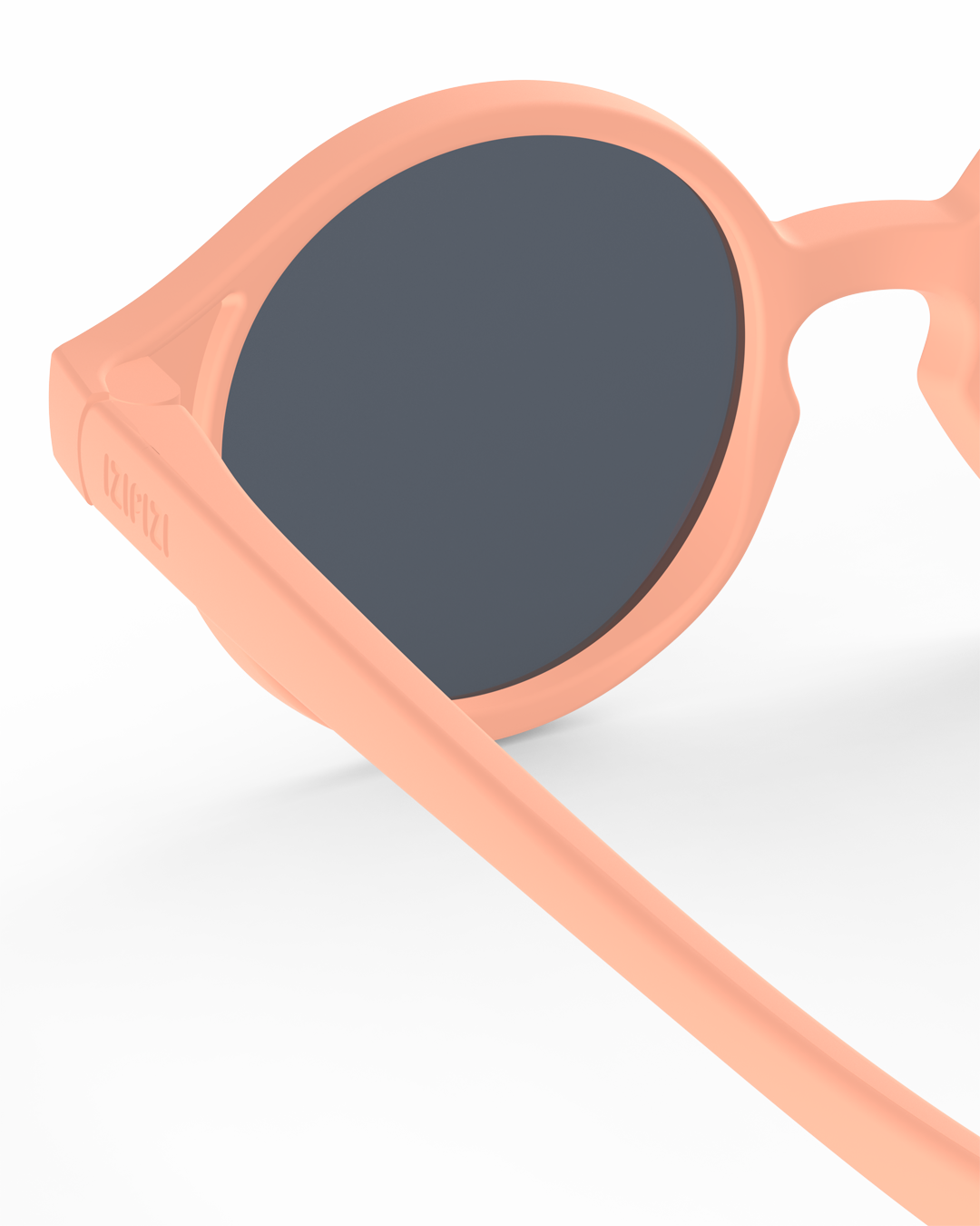 Lunettes solaires enfant Izipizi Apricot forme D Baby detail interieur